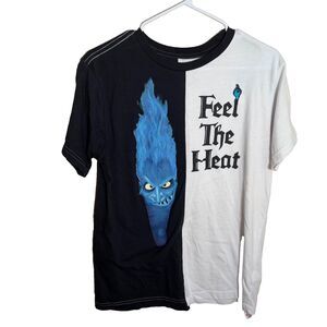 Disney Parks Hades Shirt Adult Small White Black Hercules Short Sleeve